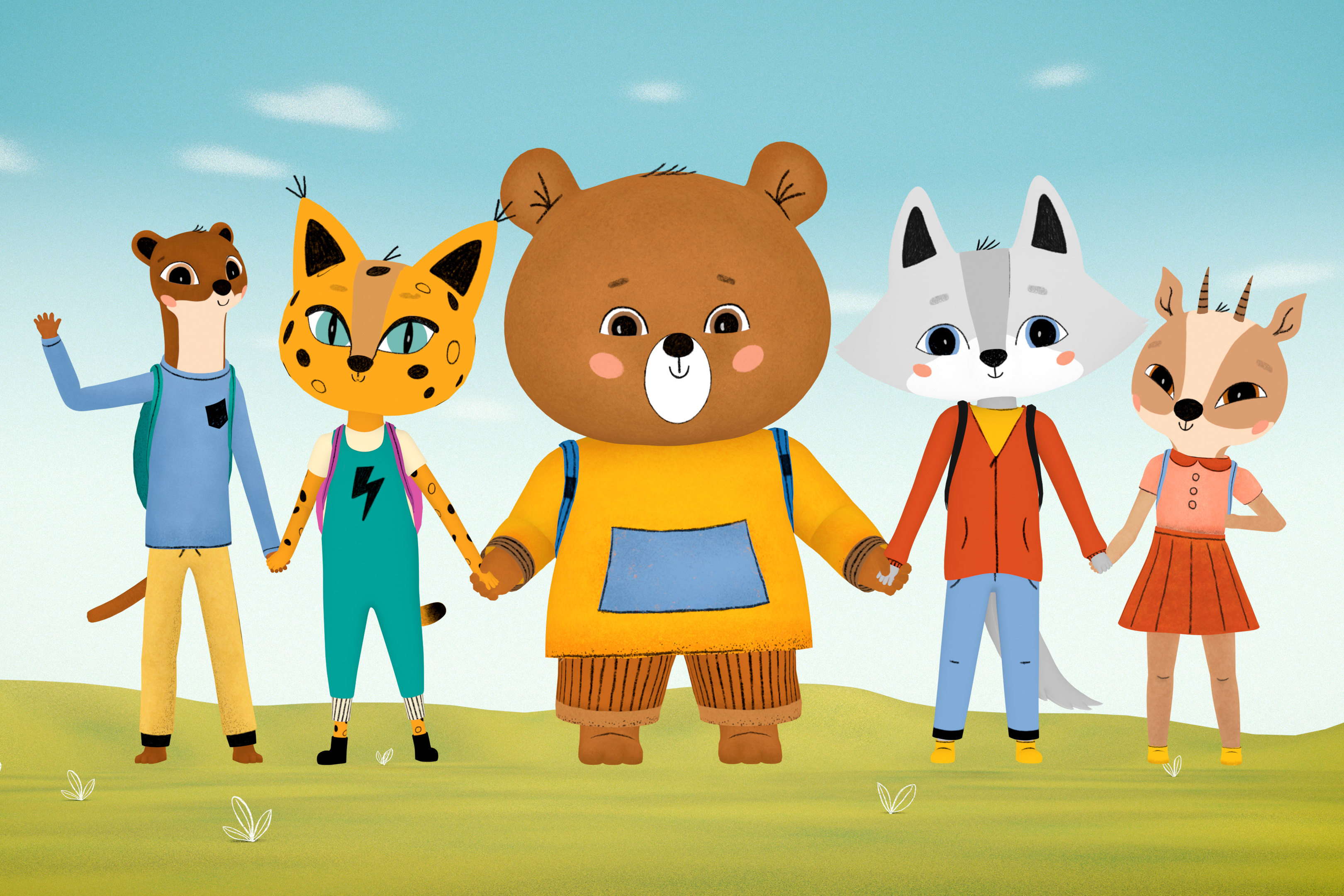 Na obrazovky prichádza Lesná päťka. Nový večerníčkový seriál štartuje na Dvojke