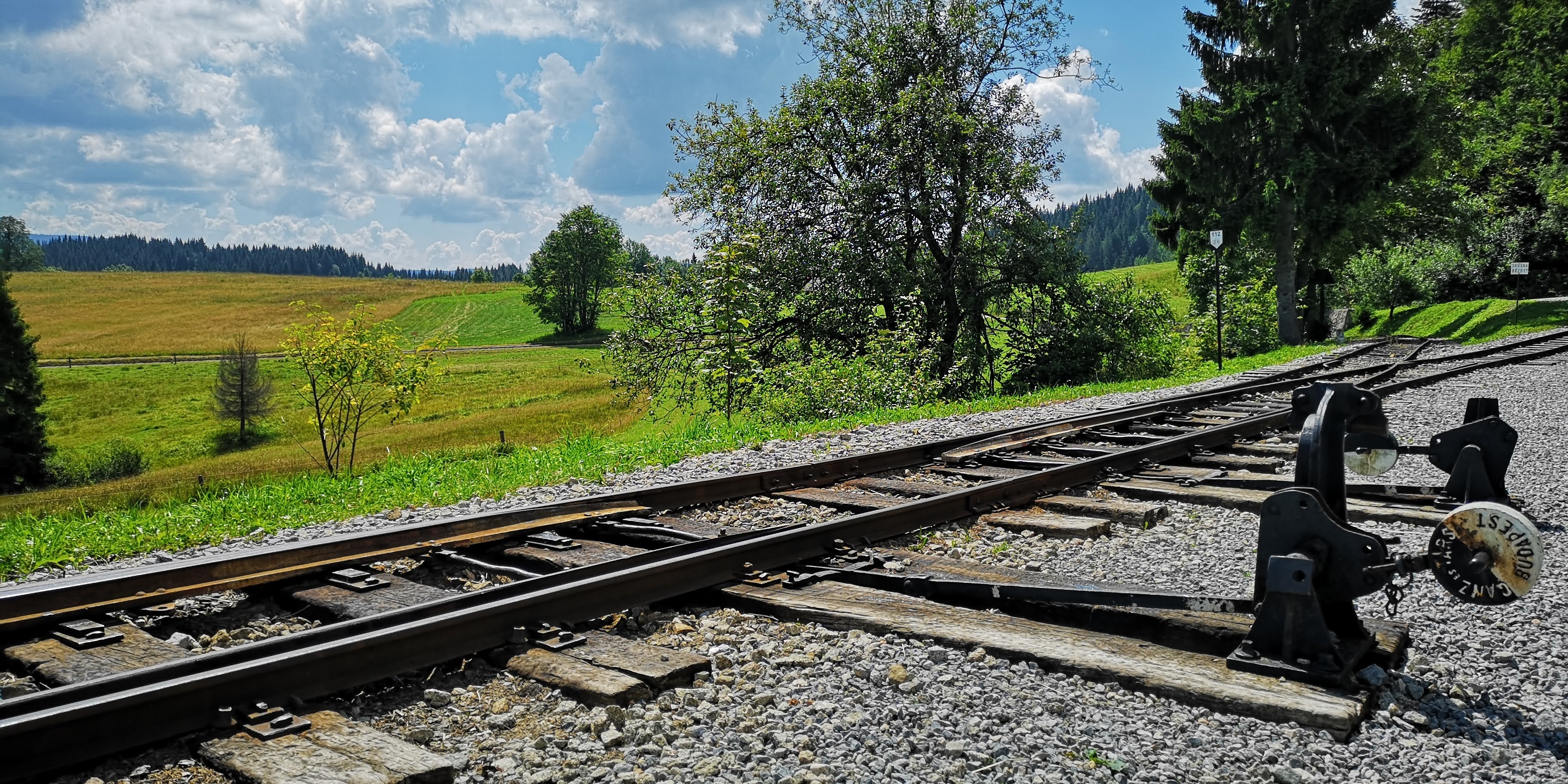 Oravská lesná železnica - sedlo Beskyd