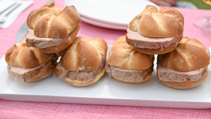 Obrázok receptu - Kaiserka s leberkäse 