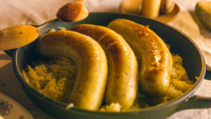 Baranie droby s kvakovým pyré