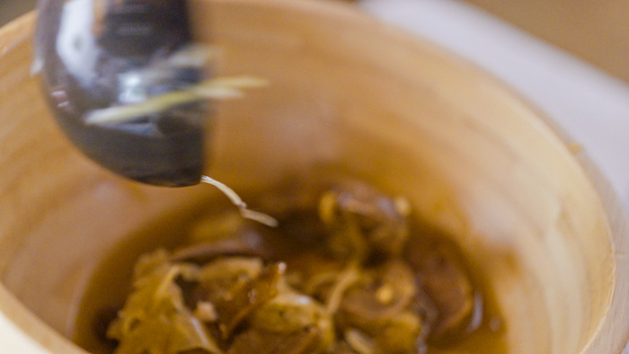 Kyseľ z baraních pľúcok