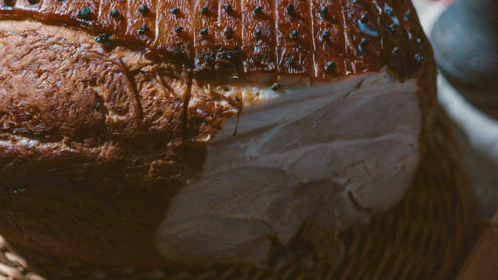 Obrázok receptu - Varená bravčová šunka