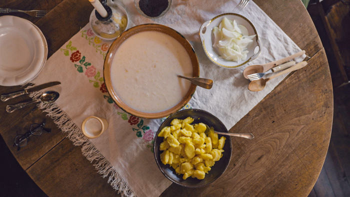 Obrázok receptu - Stieranka s bryndzou