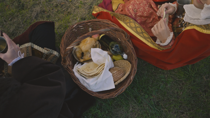 Obrázok receptu - Kura na ražni a žobrácke lokše