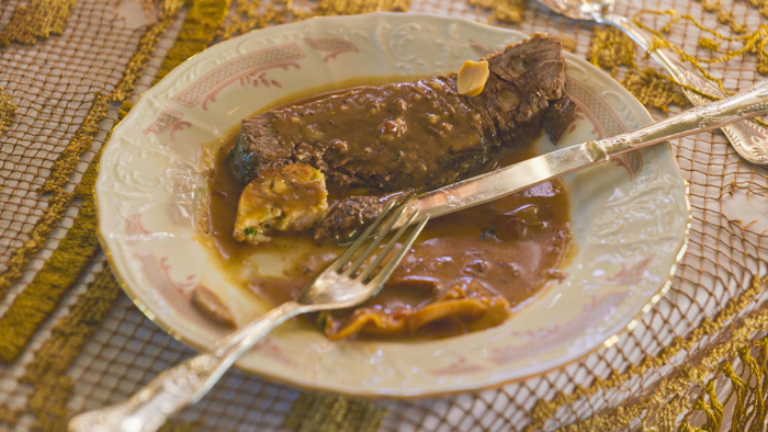 Obrázok receptu - Srnce po poľovnícky