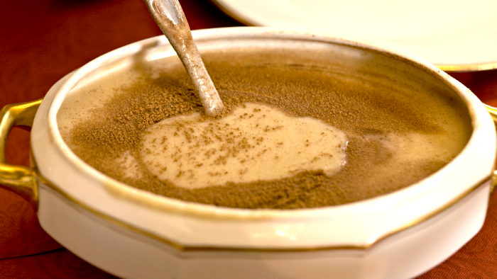 Obrázok receptu - Jablková kaša s mliekom