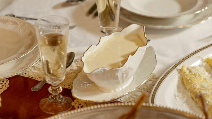 Obrázok receptu - Mandľový krém s pomarančovou šťavou