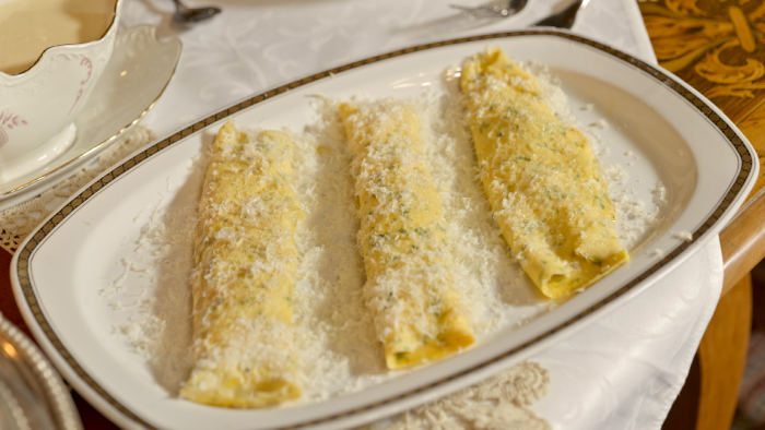 Obrázok receptu - Omeleta s bylinkami a syrom