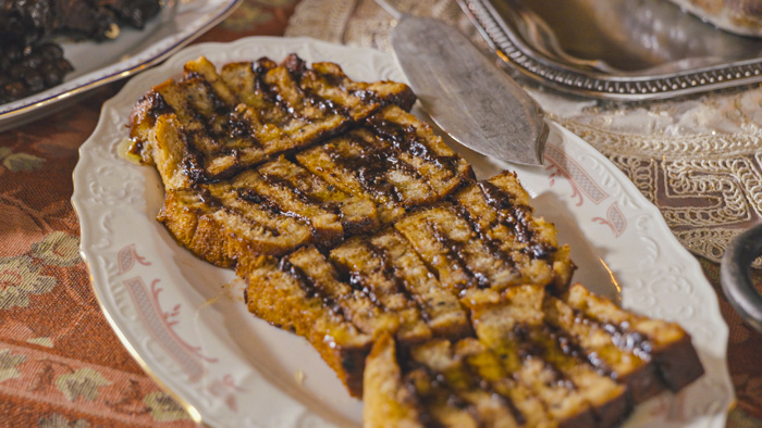 Obrázok receptu - Chlieb plnený slivkovým lekvárom