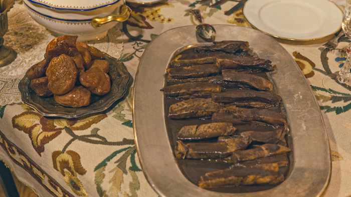 Obrázok receptu - Pečený kravský jazyk a vemeno