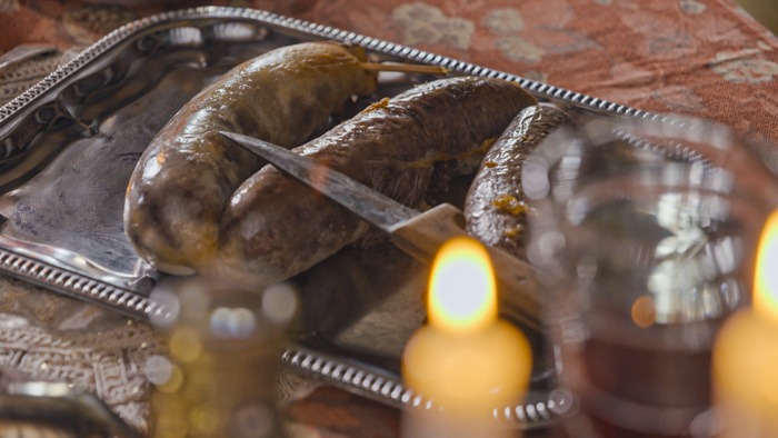 Obrázok receptu - Jelení konečník plnený ryžou