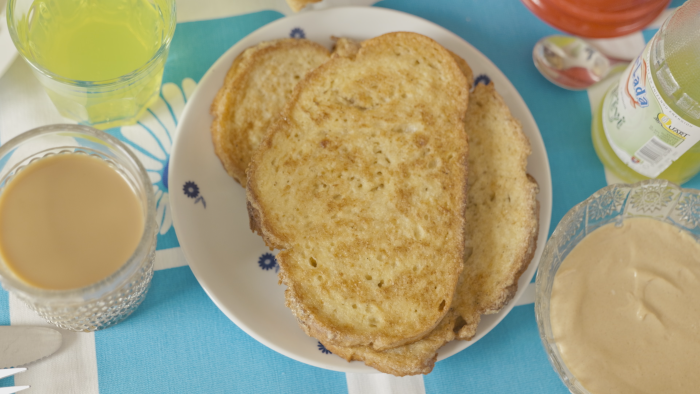 Obrázok receptu - Chlieb vo vajci