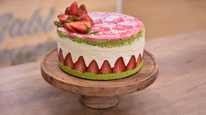 Obrázok receptu - Špenátový fraisier