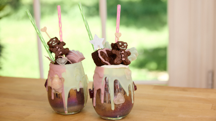 Obrázok receptu - Čučoriedkový milkshake