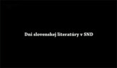 Dni slovenskej literatúry - Literatúra v obrazoch