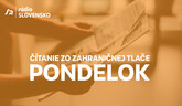 Čítanie zo zahr. tlače - pondelok