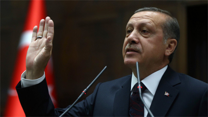 Turkish president visiting Slovakia