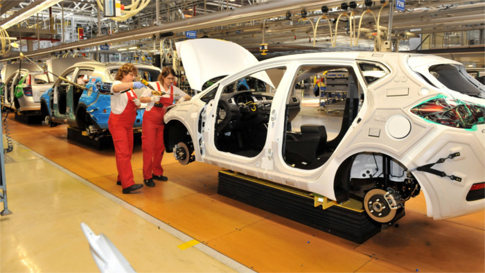 11 percent annual drop in the number of cars made in Slovakia