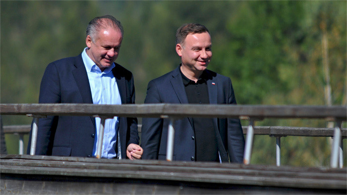 Slovak and Polish presidents discuss cooperation in Bratislava