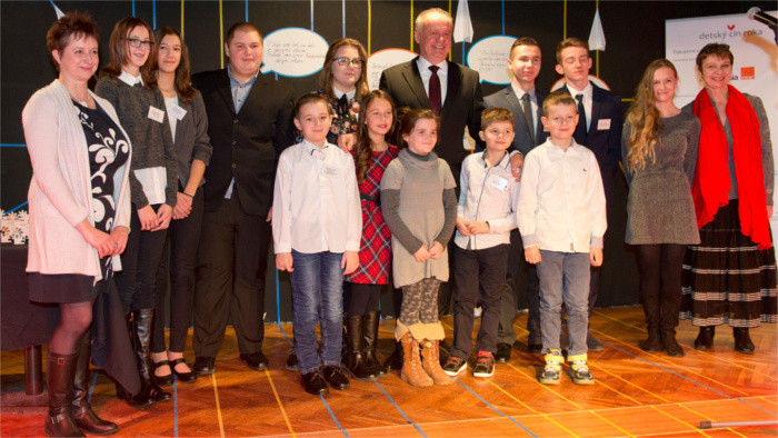 Entregados los premios “Acto de bondad infantil del año” en Bratislava