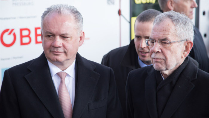 Kiska trifft Van der Bellen in Wien
