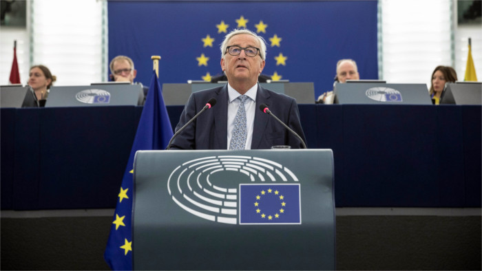 Juncker presenta su último Informe del estado de la Unión Europea