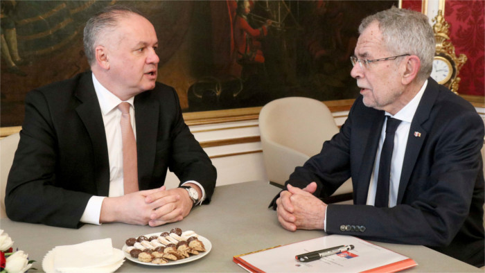 Kiska besucht Österreich