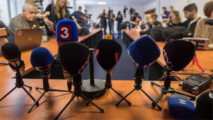 Eslovaquia mejora en clasificación mundial de la libertad de prensa