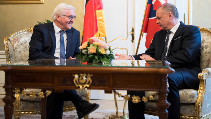 Präsident Kiska auf Abschiedsbesuch in Berlin