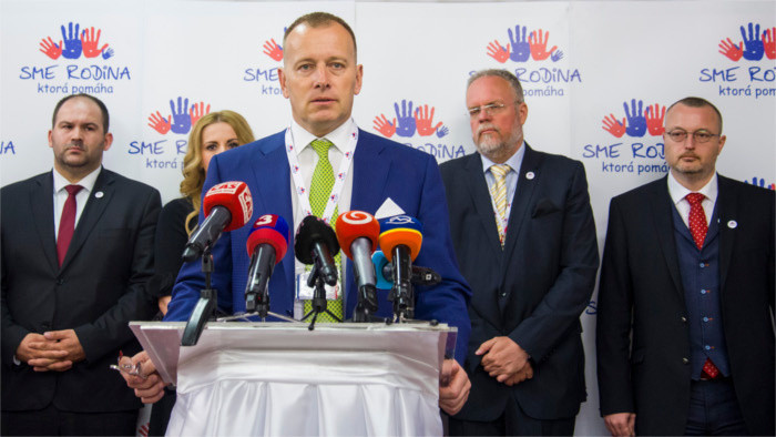 Sme rodina konzentriert sich im Wahlprogramm auf die Familie