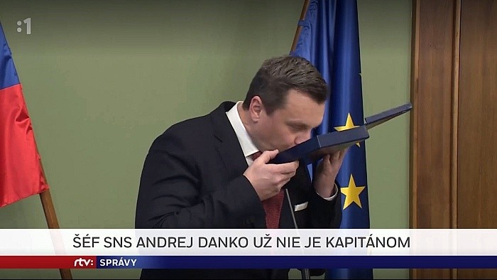 Ehemaliger Parlamentschef Danko verliert militärischen Rang