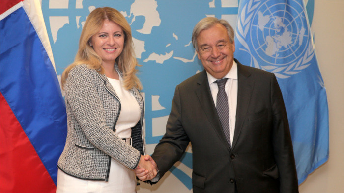 La présidente a téléphoné à António Guterres