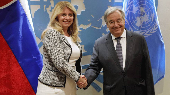 Präsidentin Čaputová mit Guterres über Corona-Krise