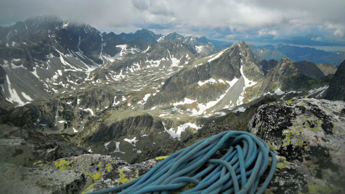 Výstup na Prostredný hrot 