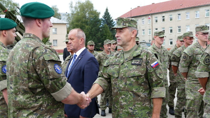 Slovak soldiers return from foreign missions