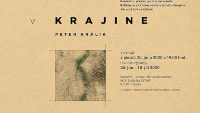 Výstava v Trebišove - Peter Králik: V krajine