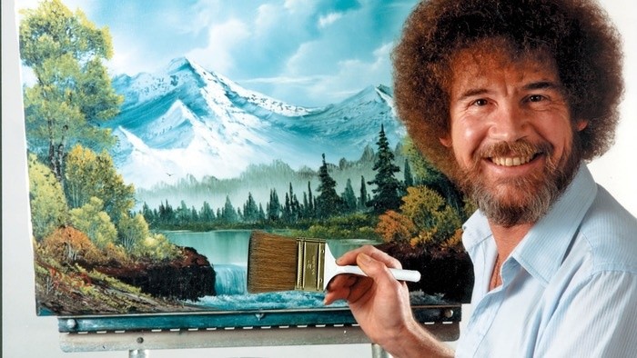 Bob Ross a jeho svet šťastných malých náhod