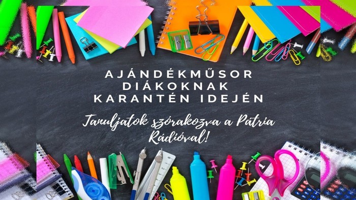 Ajándékműsor diákoknak karantén idejére