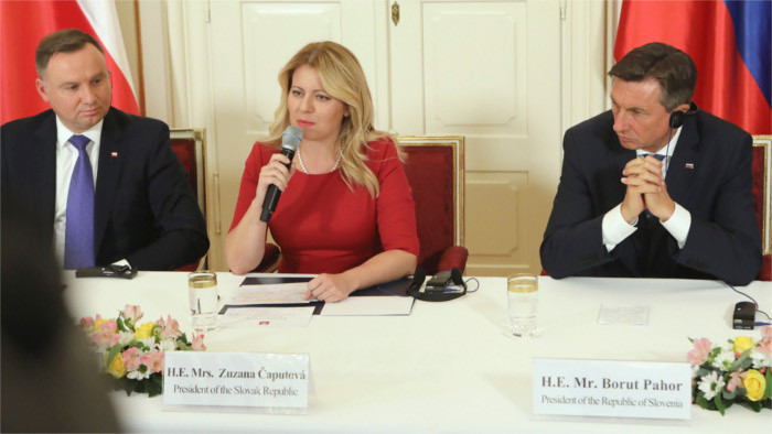 Jefa de Estado Zuzana Ćaputová recibirá a su par esloveno en Bratislava