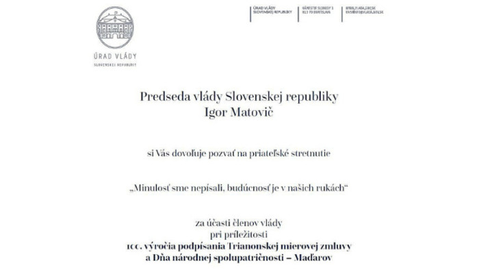Magyarok Matovičnál: Békejobb vagy üres gesztus?