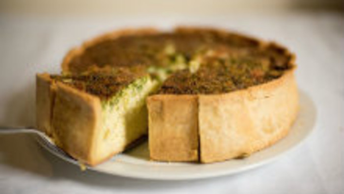Banánovo čokoládový cheesecake
