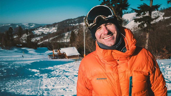Snowboardista Rado Židek v Ráne na eFeMku