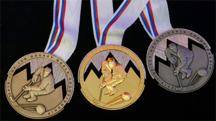 Preparadas las medallas para el Campeonato Mundial de Hockey sobre Hielo