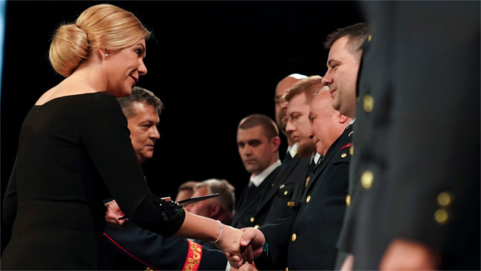 Distinctions aux sauveteurs slovaques