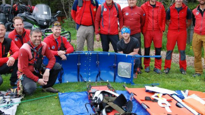 Los rescates de montaña español, croata y eslovaco intercambiaron sus experiencias