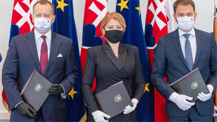 Staatsspitzen der Slowakei über außenpolitische Leitlinien