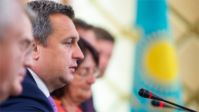 El presidente del Parlamento eslovaco intervino con un discurso en la Cumbre Euroasiática en Kazajstán