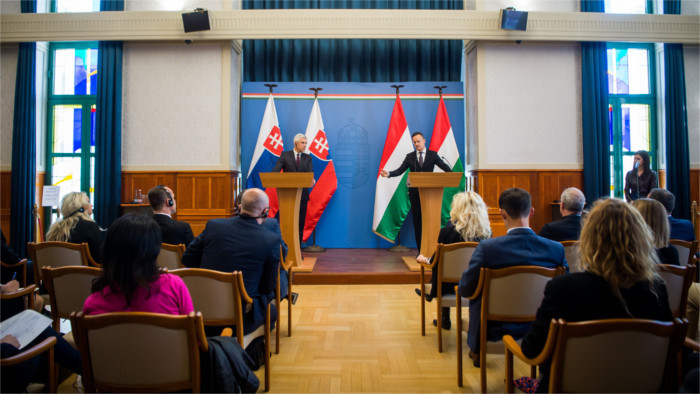 Le chef de la diplomatie slovaque en Hongrie