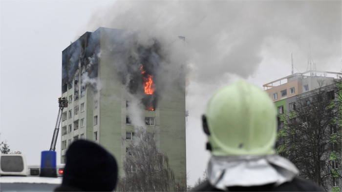 Explota tubería de gas en Prešov