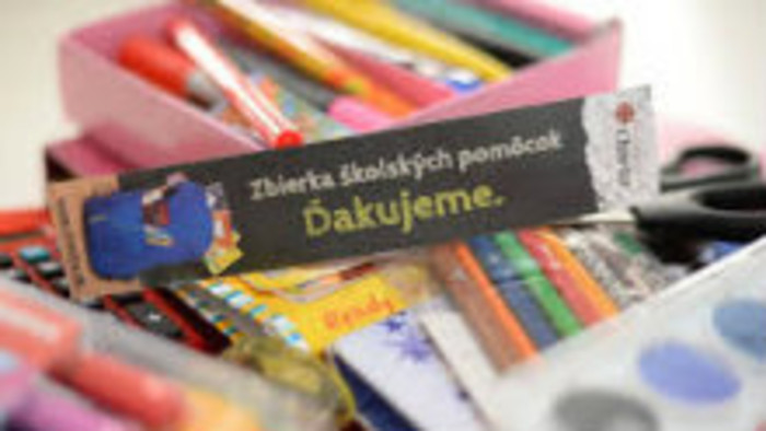 Zbierka školských pomôcok